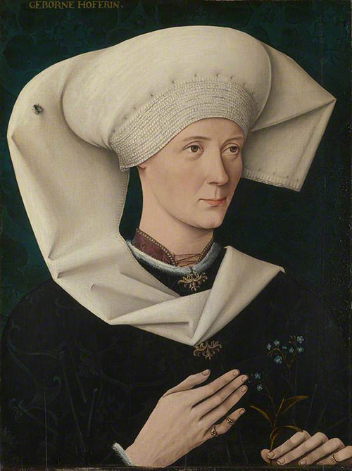 Portrait of a Woman of the Hofer Family, anonymous, 1470